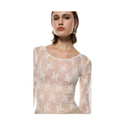 Maglia in pizzo trasparente a maniche lunghe Donna Imperial Imperial