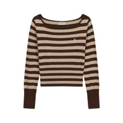 Maglione a righe donna beige guess - maglie