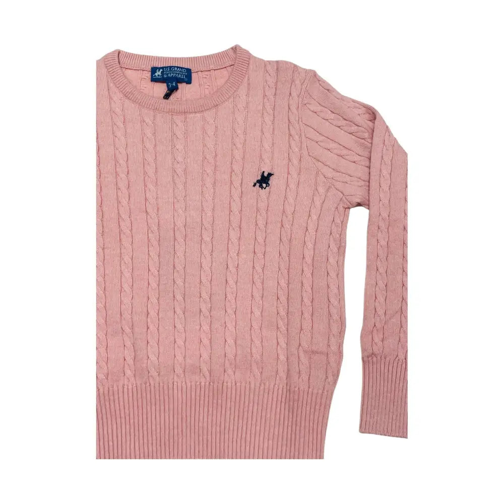 Maglione a trecce Bambina US Grand Polo US Grand Polo