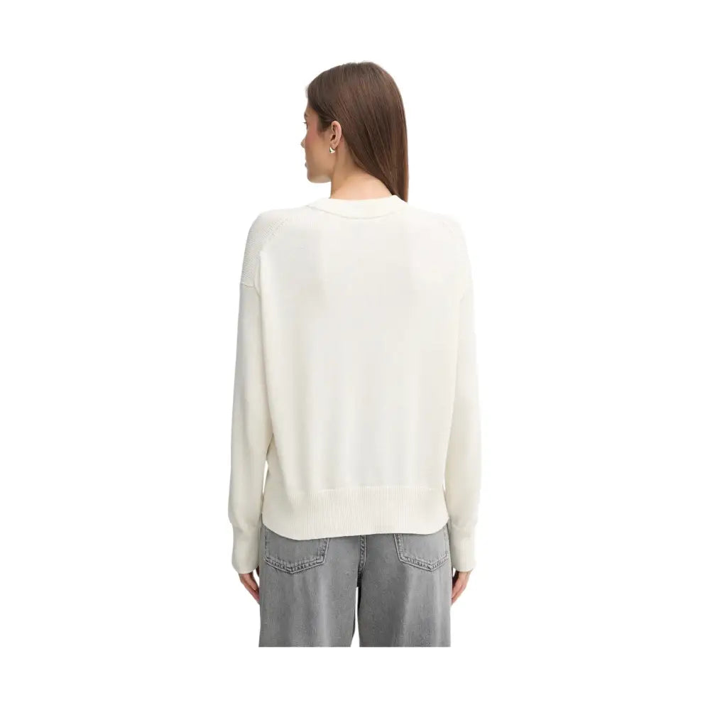 Maglione Con Logo In Cotone Donna Calvin Klein Jeans Calvin Klein Jeans