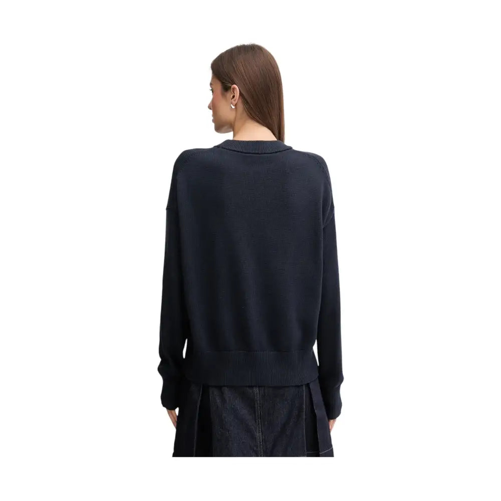 Maglione Con Logo In Cotone Donna Calvin Klein Jeans Calvin Klein Jeans