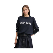 Maglione Con Logo In Cotone Donna Calvin Klein Jeans Calvin Klein Jeans