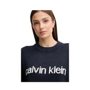 Maglione Con Logo In Cotone Donna Calvin Klein Jeans Calvin Klein Jeans