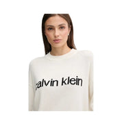 Maglione Con Logo In Cotone Donna Calvin Klein Jeans Calvin Klein Jeans