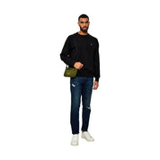 Maglione Con Monogramma In Cotone Taglio Relaxed Uomo Calvin Klein Jeans Calvin Klein Jeans