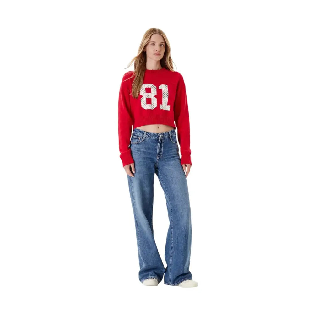 Maglione Cropped 81 Donna Guess Jeans Guess Jeans