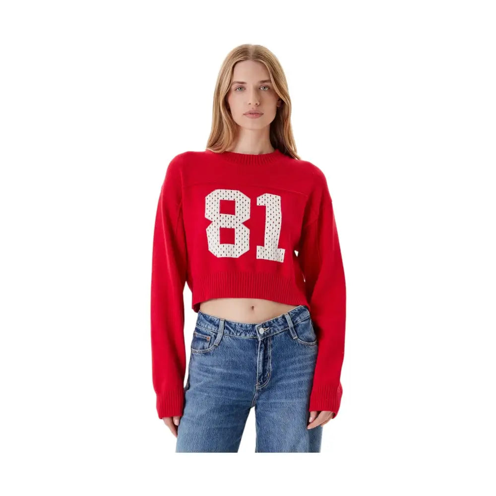 Maglione Cropped 81 Donna Guess Jeans Guess Jeans