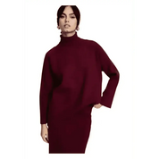 Maglione dolcevita fit morbido maniche lunghe Donna Please - Follower SRL