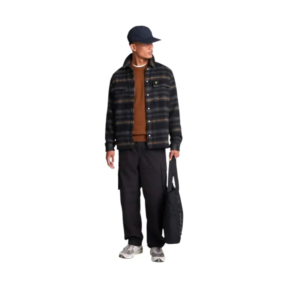 Maglione Girocollo In Misto Lana Uomo Lyle e Scott Lyle e Scott