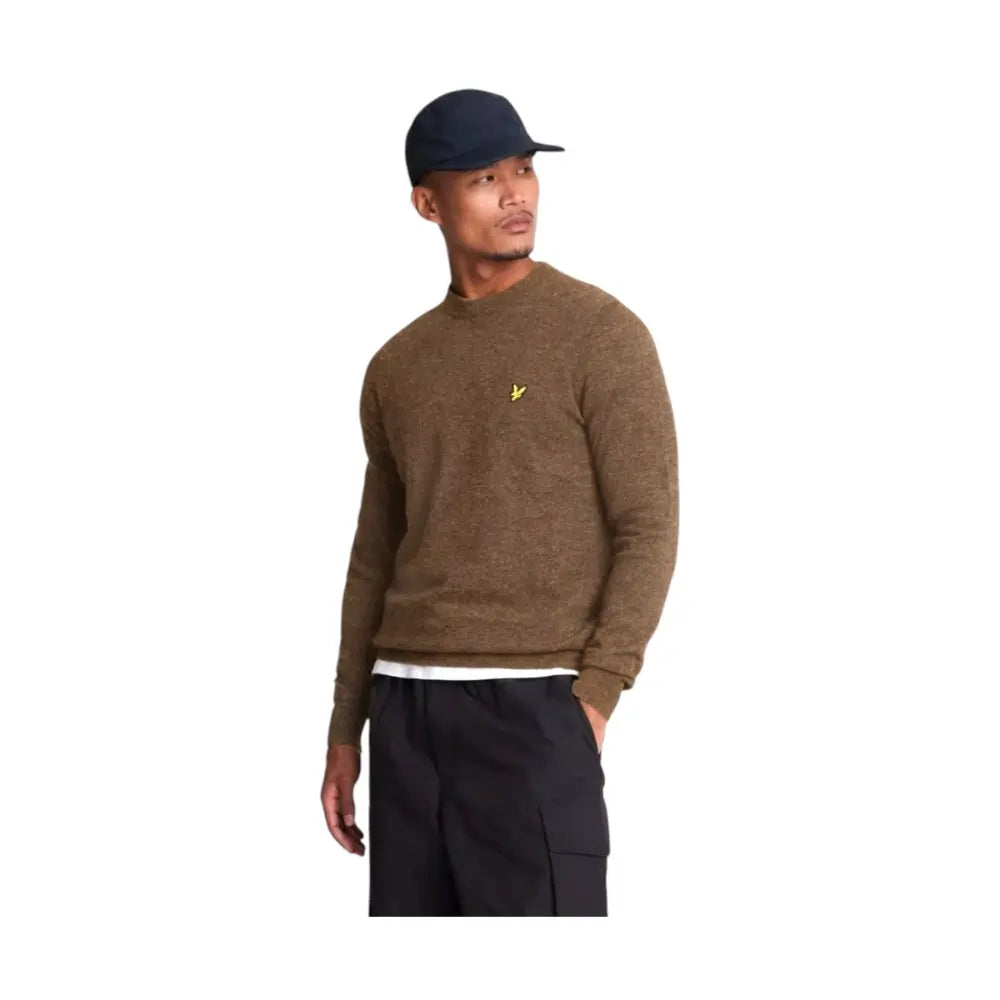 Maglione Girocollo In Misto Lana Uomo Lyle e Scott Lyle e Scott