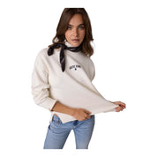Maglione in misto lana donna avorio guess - maglie