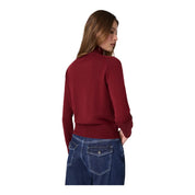 Maglione in misto lana donna bordeaux guess - maglie