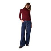 Maglione in misto lana donna bordeaux guess - maglie