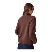 Maglione in misto lana donna marrone guess - maglie
