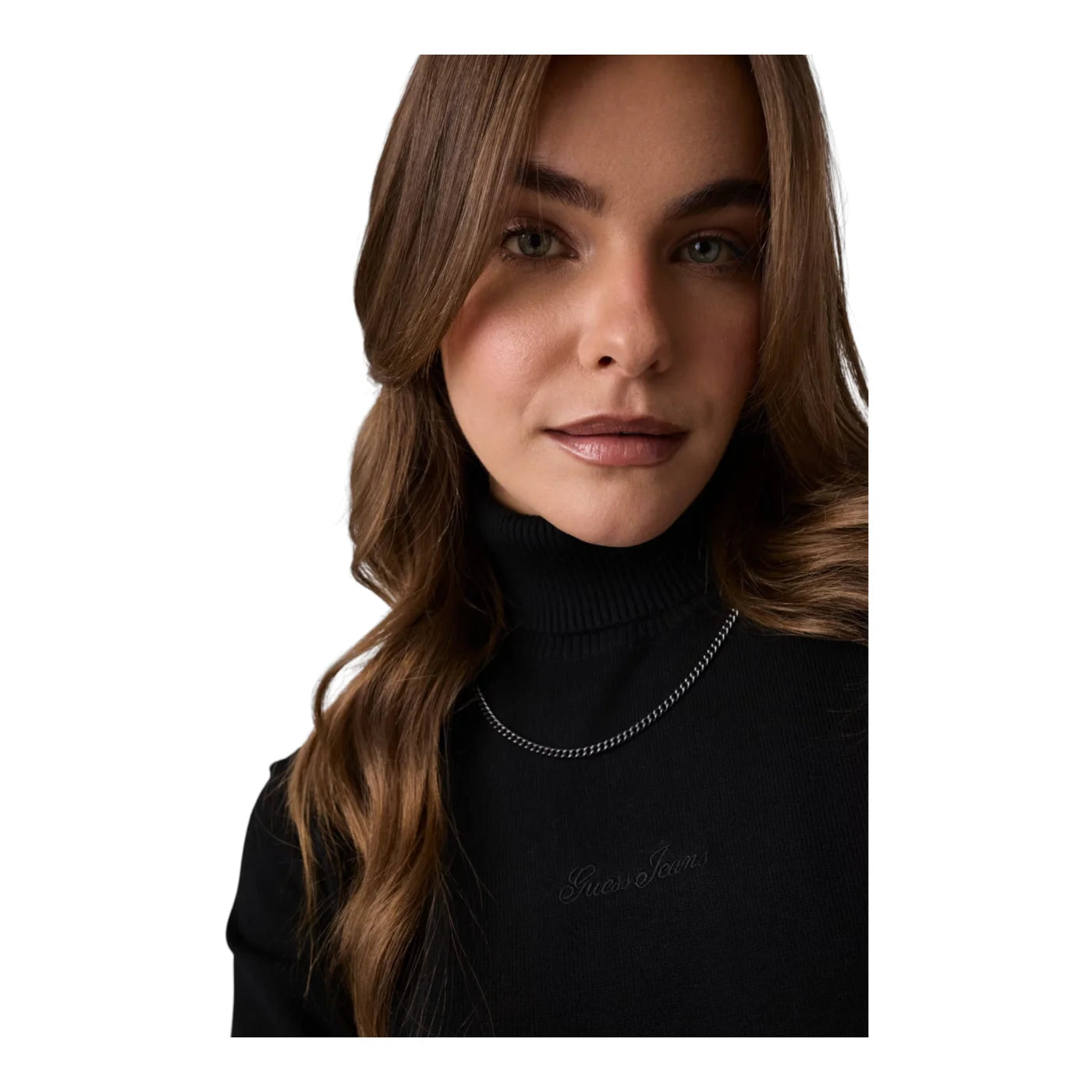 Maglione in misto lana donna nero guess - maglie