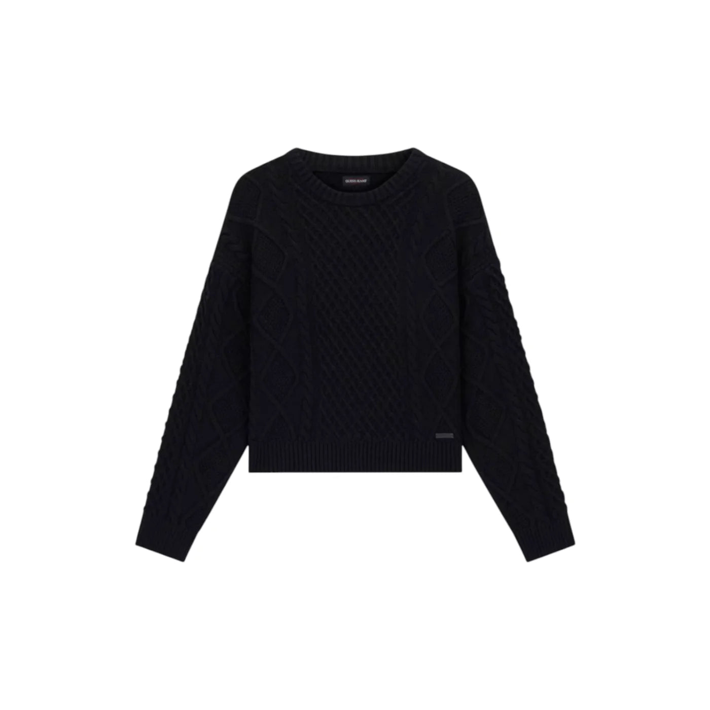 Maglione in misto lana donna nero guess - maglie
