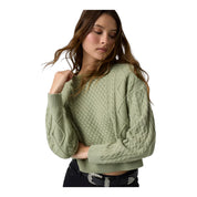 Maglione in misto lana donna verde guess - maglie