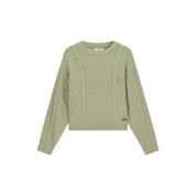 Maglione in misto lana donna verde guess - maglie