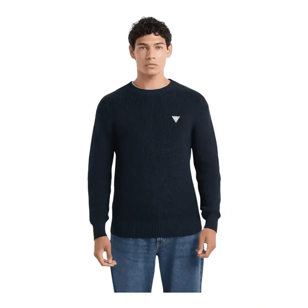 Maglione mini logo triangolo Uomo Guess Jeans - Follower SRL