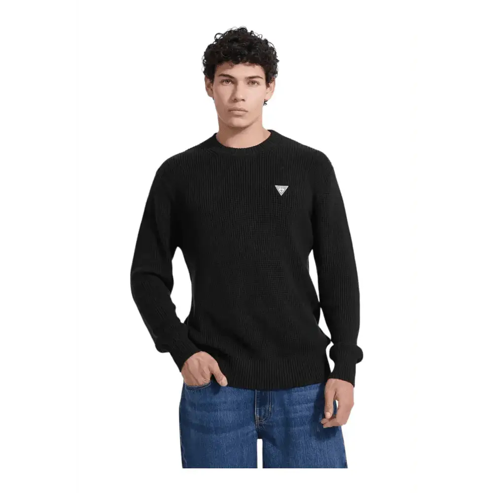 Maglione mini logo triangolo Uomo Guess Jeans - Follower SRL