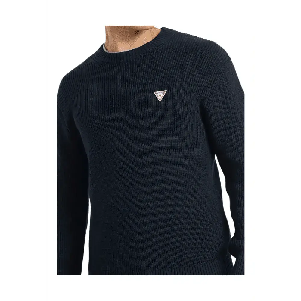 Maglione mini logo triangolo Uomo Guess Jeans - Follower SRL