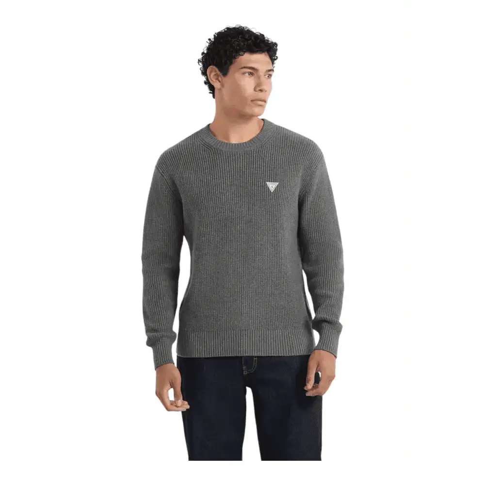 Maglione mini logo triangolo Uomo Guess Jeans - Follower SRL