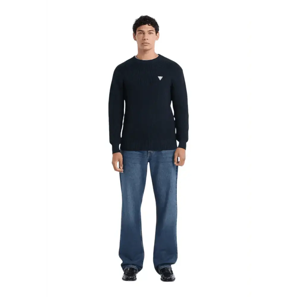 Maglione mini logo triangolo Uomo Guess Jeans - Follower SRL