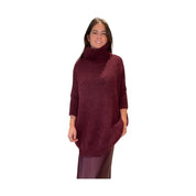 Maglione over con maniche a mezzo braccio e collo alto Donna Imperial Imperial
