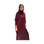 Maglione over con maniche a mezzo braccio e collo alto Donna Imperial Imperial