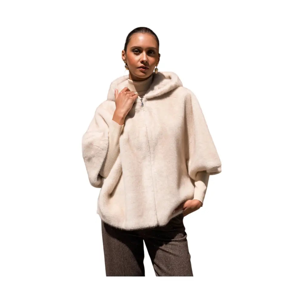 Mantella svasata in finta pelliccia Donna Attentif Paris Attentif Paris