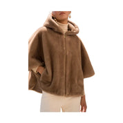 Mantella svasata in finta pelliccia Donna Attentif Paris Attentif Paris