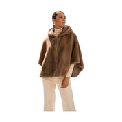 Mantella svasata in finta pelliccia Donna Attentif Paris Attentif Paris