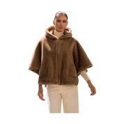 Mantella svasata in finta pelliccia Donna Attentif Paris Attentif Paris