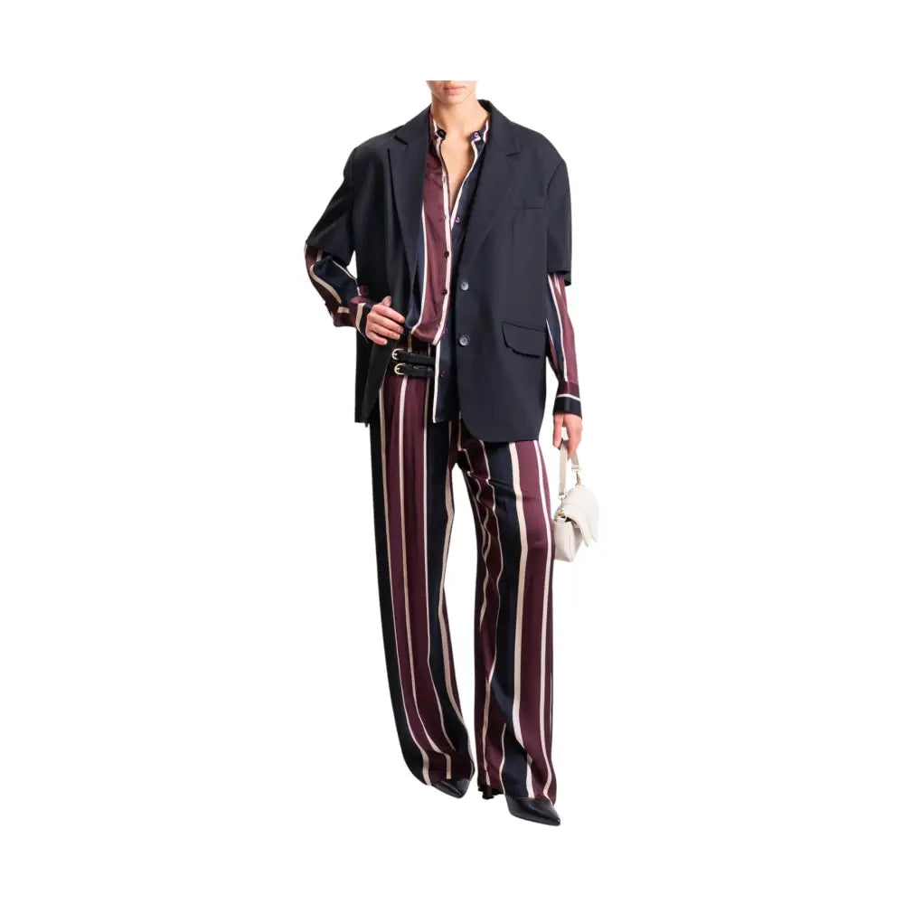 Pantalone a righe elastico in vita Donna Imperial Imperial