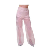 Pantalone cargo in organza Donna Gaëlle Paris - Follower SRL