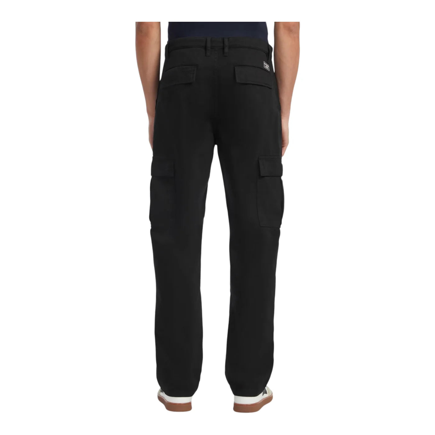 Pantalone chino cargo uomo nero guess - pantaloni