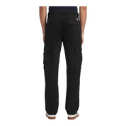 Pantalone chino cargo uomo nero guess - pantaloni