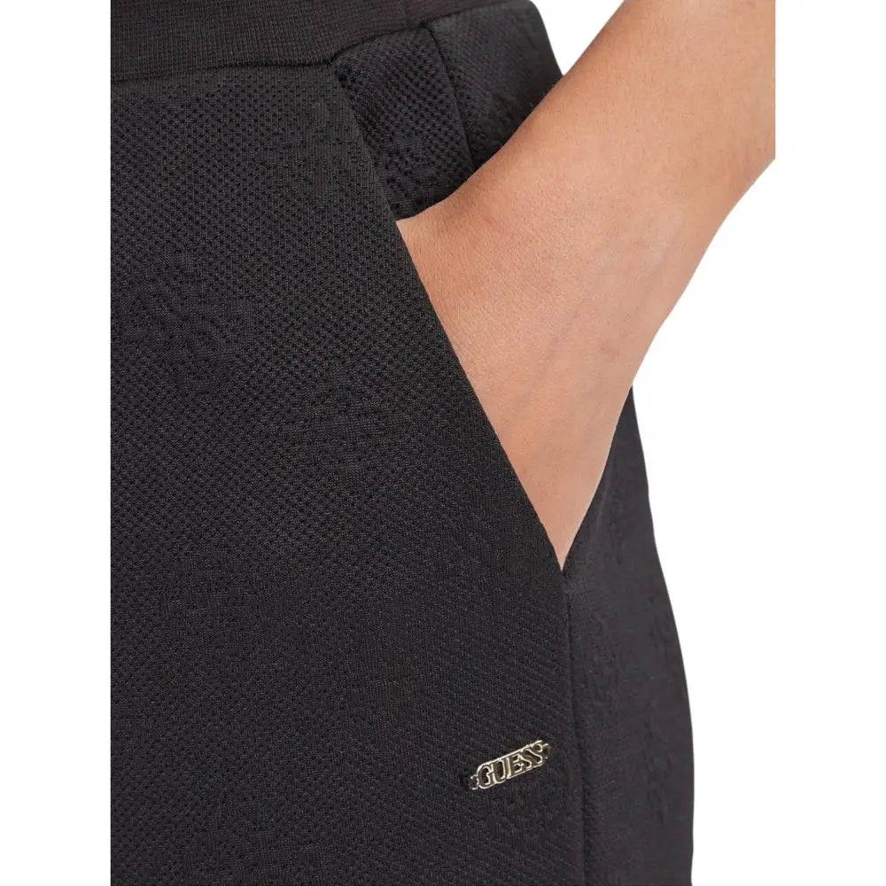 Pantalone sportivo gamba larga con logo Donna Guess Activewear Guess Activewear