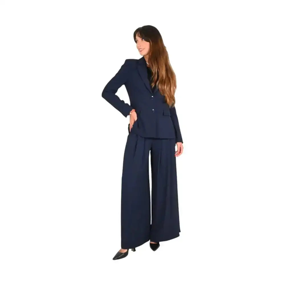 Pantaloni ampi a vita alta Donna Imperial - Follower SRL