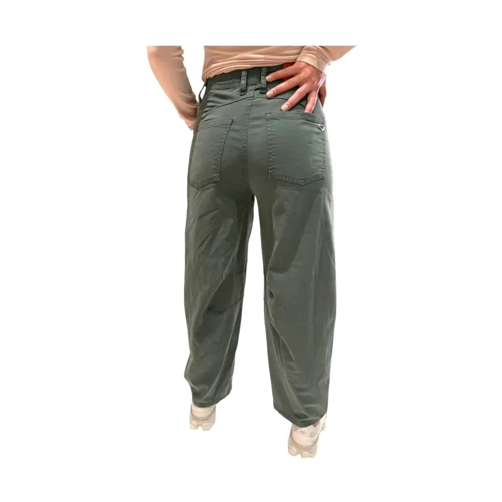 Pantaloni baggy con tasche e bottoni a vista Donna Please Please