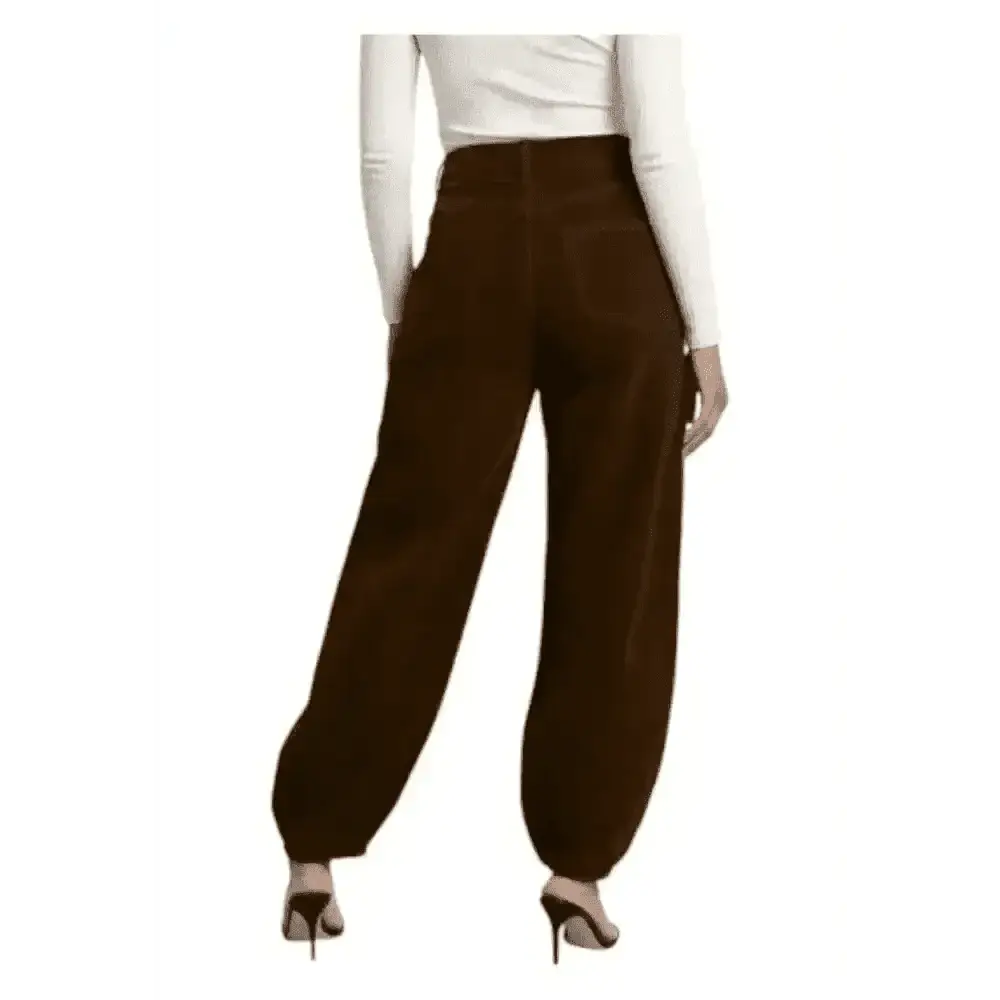 Pantaloni buggy a costine con peluches Donna Please - Follower SRL