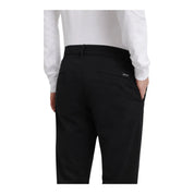 Pantaloni chino uomo guess jeans nero