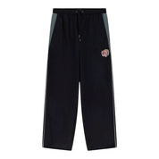 Pantaloni jogger in nylon uomo nero guess
