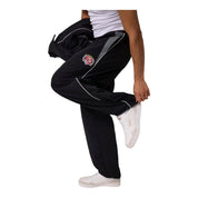 Pantaloni jogger in nylon uomo nero guess