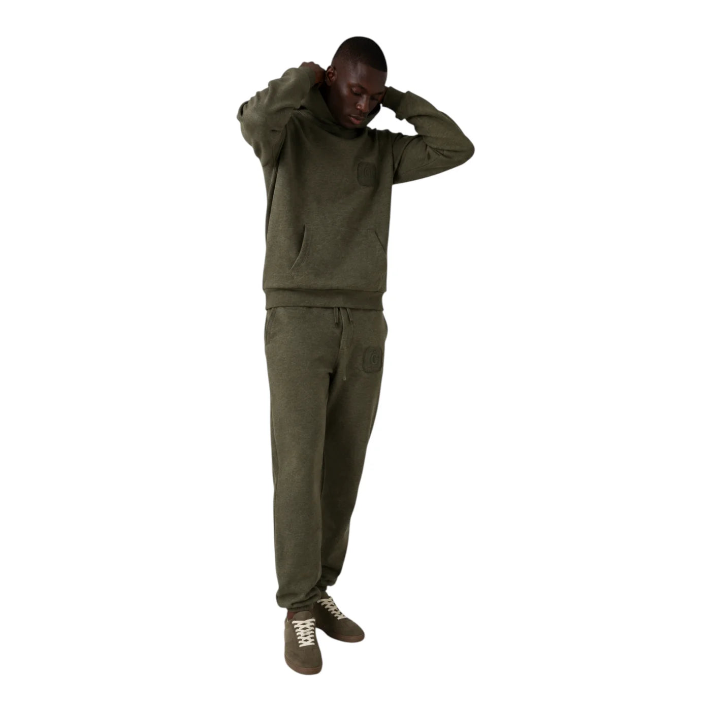 Pantaloni jogger uomo verde guess