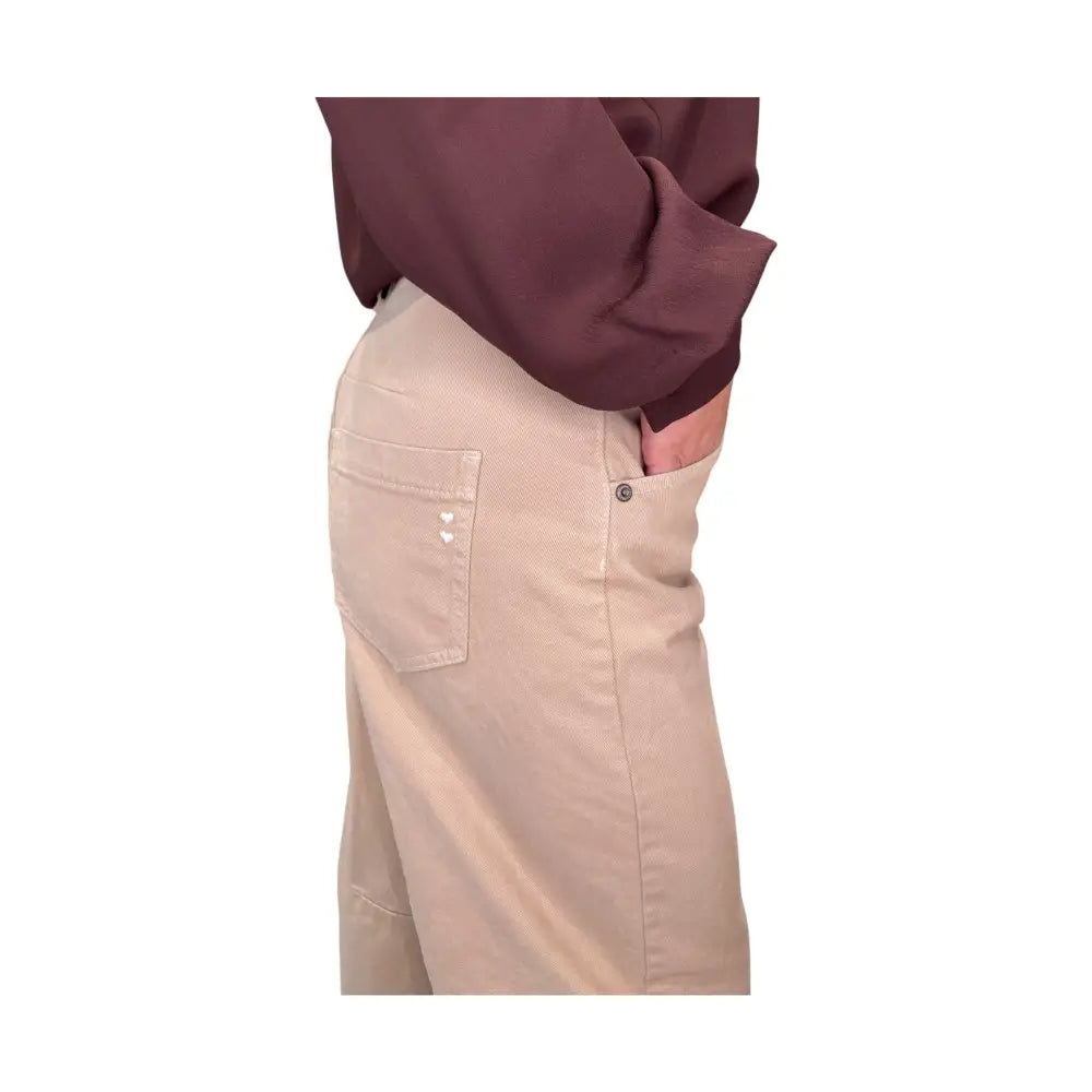 Pantaloni larghi con orlo sfilacciato Donna Please Please