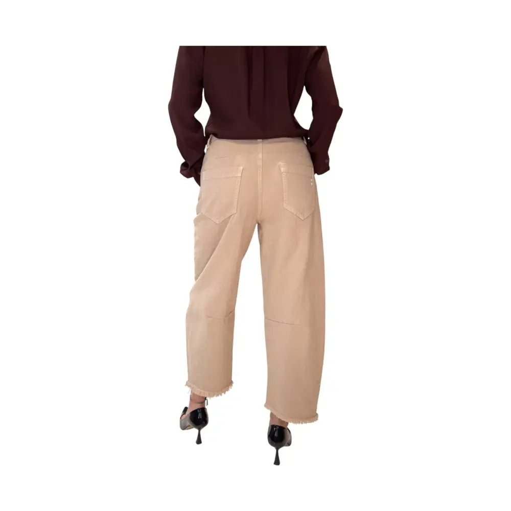 Pantaloni larghi con orlo sfilacciato Donna Please Please