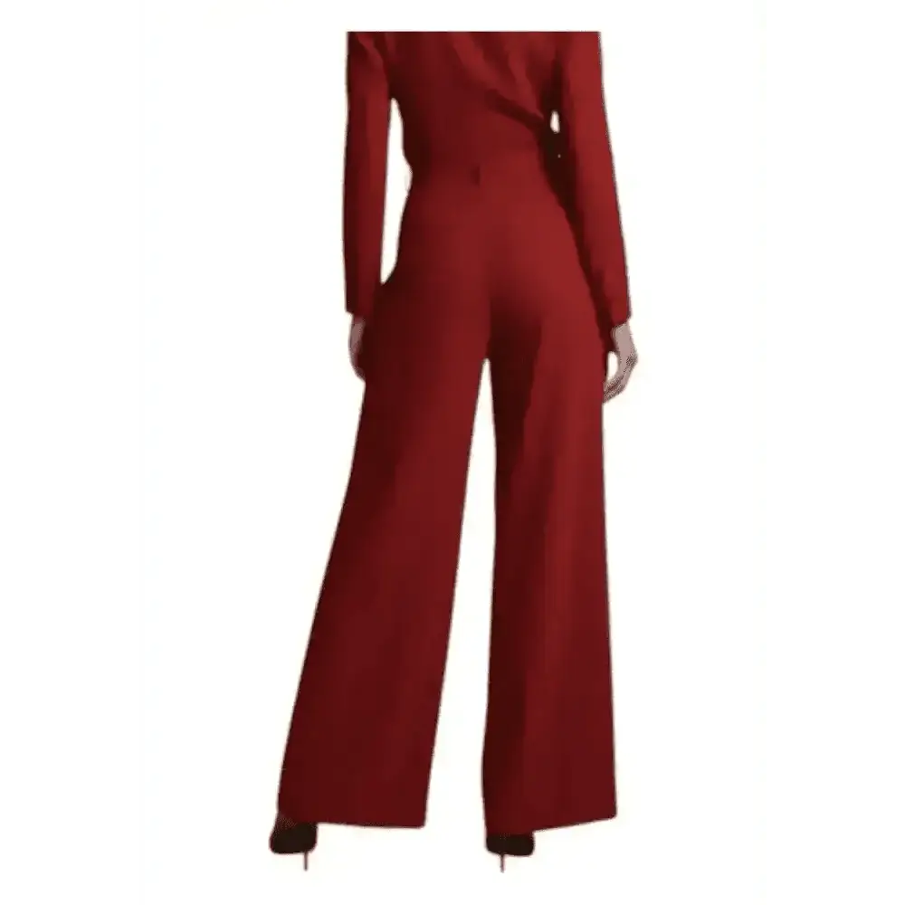 Pantaloni palazzo a vita alta con pince Donna Imperial - Follower SRL