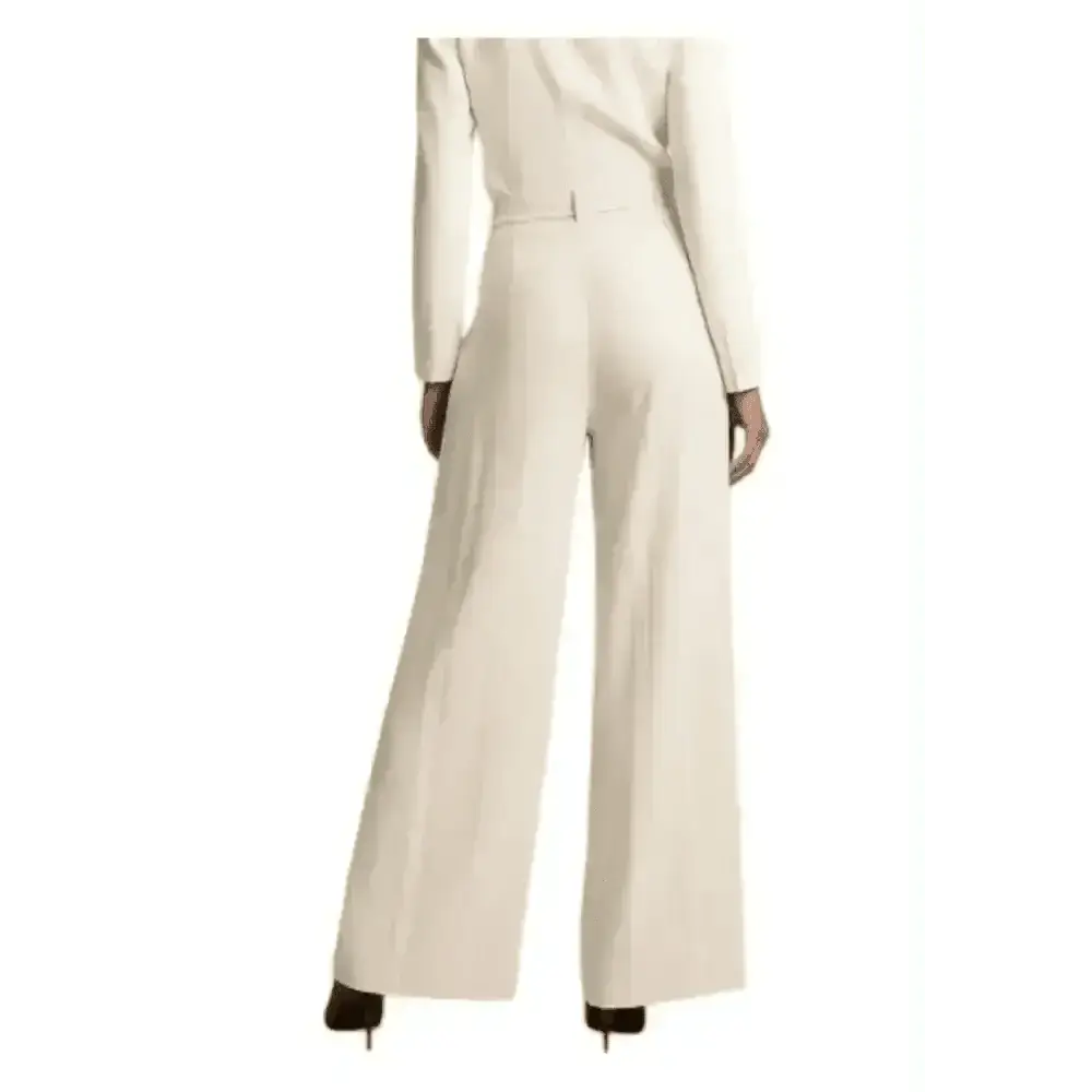 Pantaloni palazzo a vita alta con pince Donna Imperial - Follower SRL