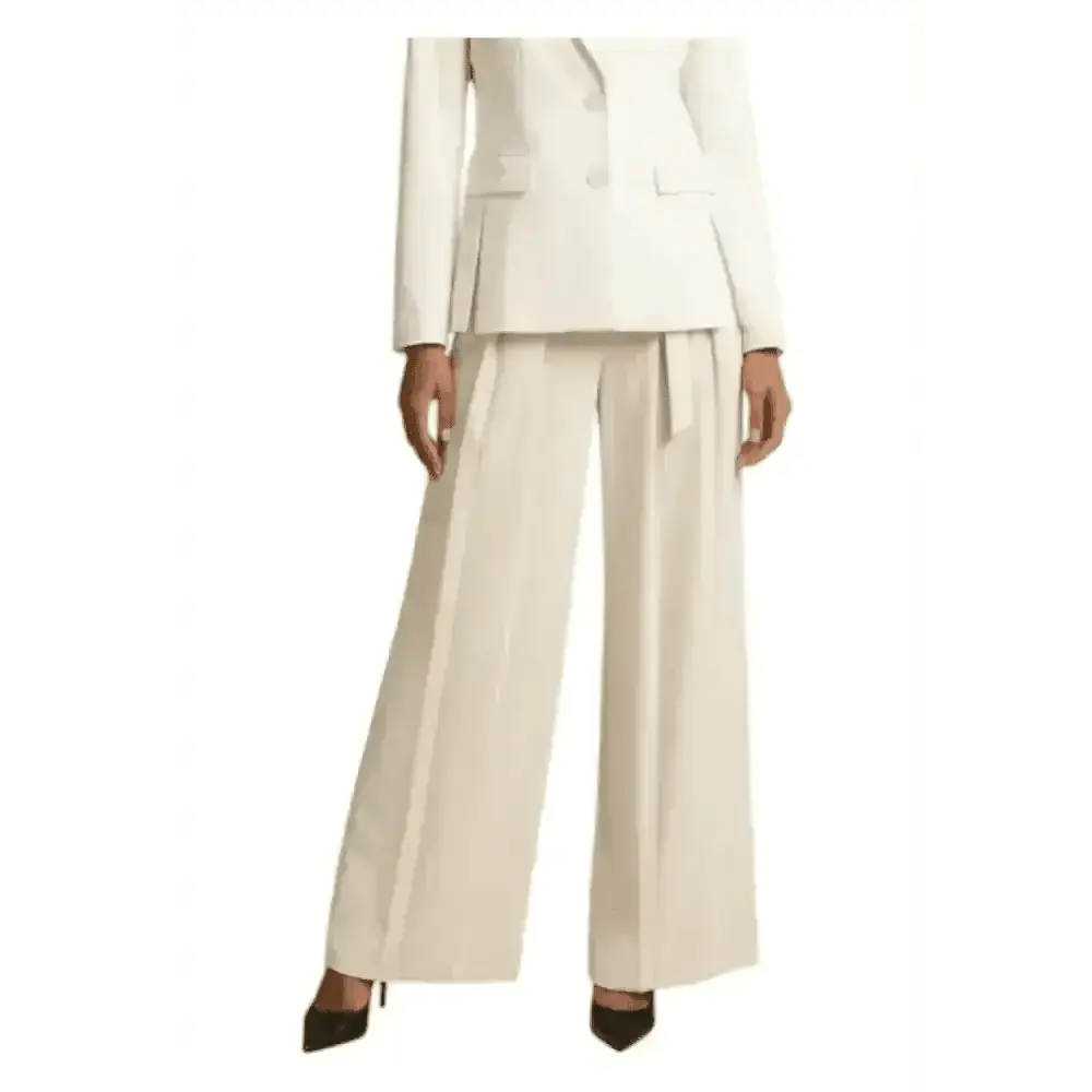 Pantaloni palazzo a vita alta con pince Donna Imperial - Follower SRL